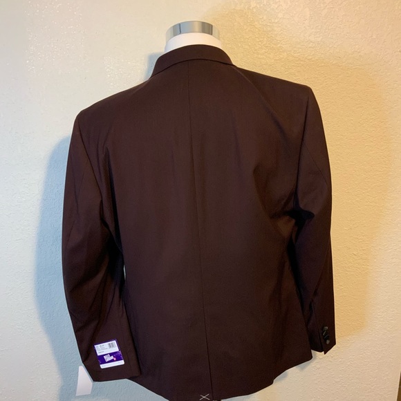 Billy London Men’s 2 PC Slim- Fit Burgundy Tuxedo - Picture 5 of 7